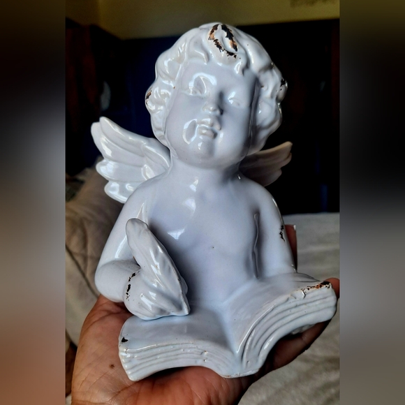 Angel Statue Ceramic - Picture 10 of 13